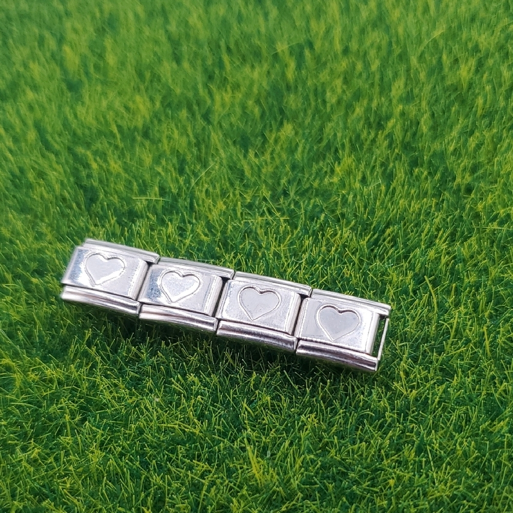 Italian Heart Charm Links P330‎